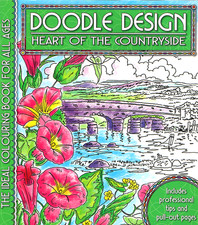 Doodle Design: Heart of the Countryside - Adult Colouring Book - Paperback, Good
