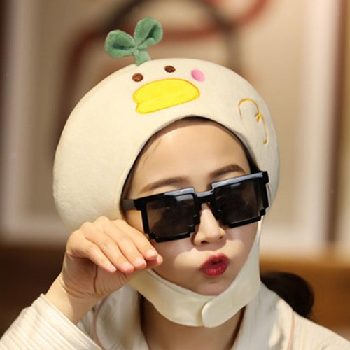 Plush duck hat soft warm - duck,