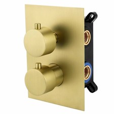 Brushed Gold 3 Way Shower