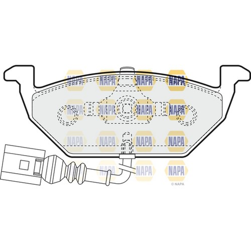 Brake pads set - brake, altea