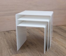 Acrylic Nest of 3 Tables - 6mm