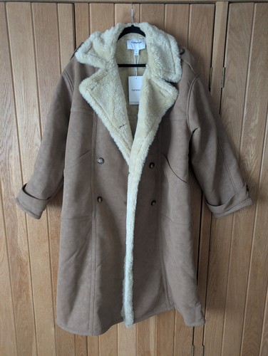 Topshop longline shearling - topshop,