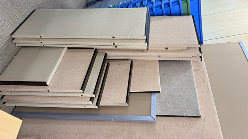 Office cubicle partition - office,