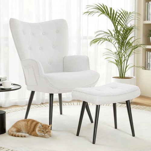 Lazy chair with footstool - with,