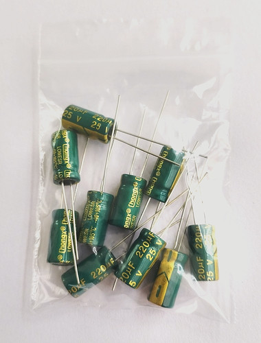220uf 25v electrolytic - 220uf,