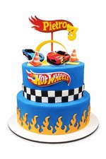 Hot Wheels Cake Topper