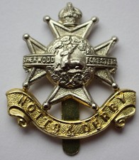British Army, Notts & Derby Regiment Cap Badge. (O55)