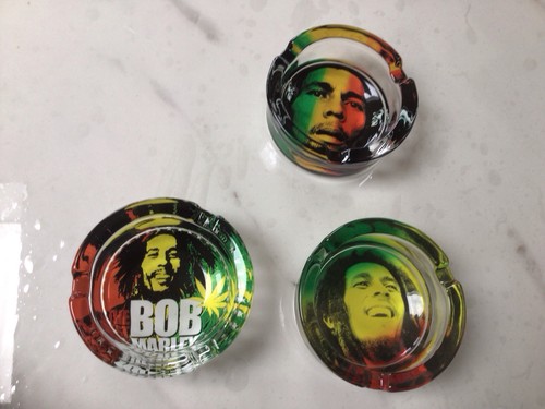 Reggae style ashtrays set - style, of