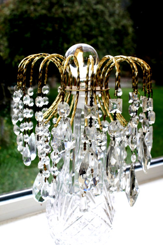 Lovely crystal chandelier - lovely,
