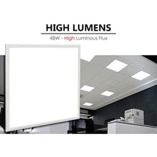 48W LED Panel Lights 600x600 Flat Recessed Suspended Down Ceiling Lights