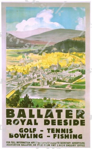 Vintage lner ballater - vintage, royal