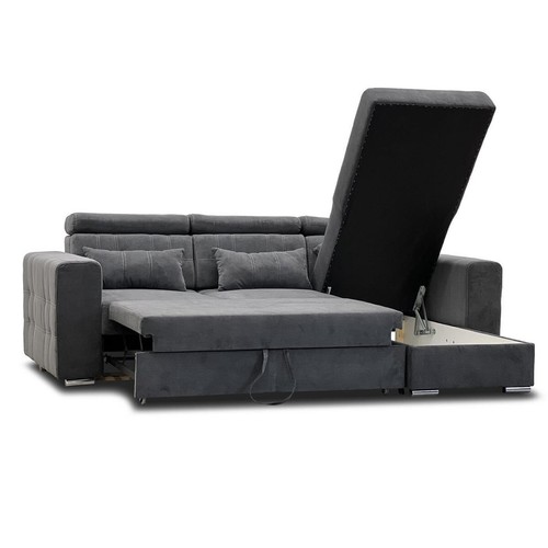 Miami grey fabric reversible - grey,