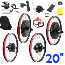20" 1000W/250W Electric BicycleFront/Rear Wheel Conversion Kit Motor Hub 48/36V