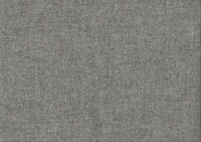 100% Wool Yorkshire Tweed Fabric Grey Plain Weave