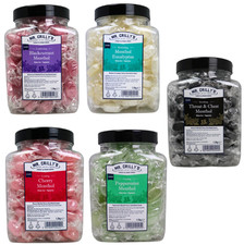 Mr. Crilly's Menthol Hard Candy - 1.5kg Bulk Jar - Throat & Cough Relief Sweets