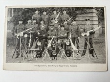 WW1 Or Earlier Postcard, The Signallers 8th Kings Royal Irish Hussars.