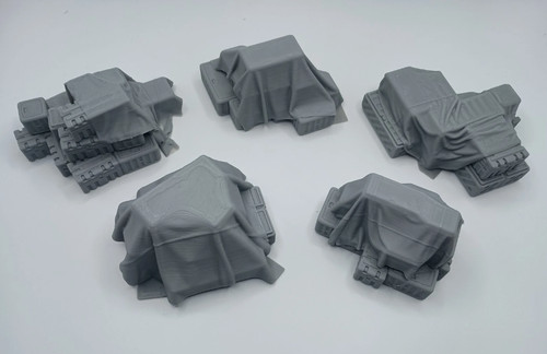 Tarp covers crates scatter - covers,