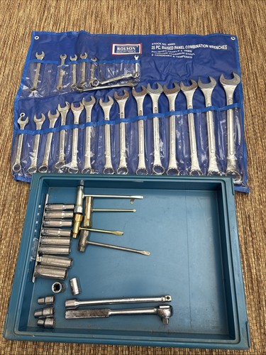 Vintage tools job lot spanners - vintage,