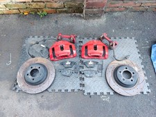 BMW E9X 335D FRONT BRAKE CALIPERS with 348mm DISCS (LARGER E9X BRAKE UPGRADE)