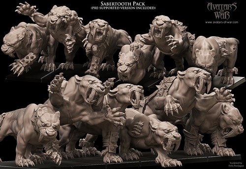 Sabertooth tigers avatars - sabertooth,