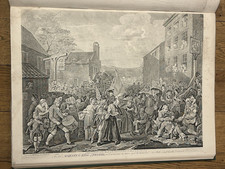 1822 HUGE! The Works of William Hogarth - Heath / Nichols Illustrated *SEE DESC*