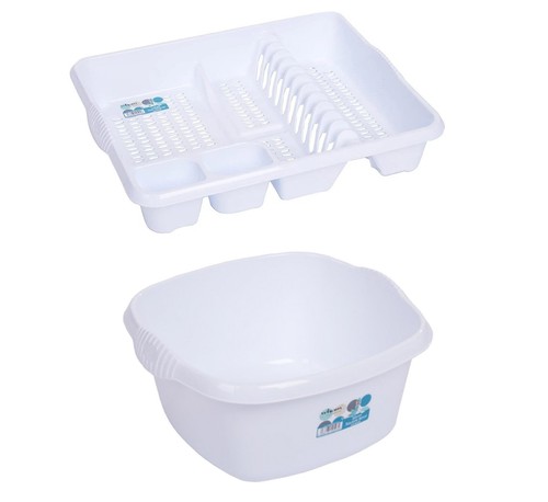 Washing bowl and large - and,