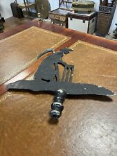 Vintage Iron / Steel Grim Reaper Gate Post Feature 42 X 42 Cm