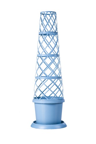 Garden gear plant pot - gear, mayan