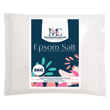 5kg Pure Epsom Salts 100% Natural Bath Epsom Salt Spa Bathing Magnesium Sulphate