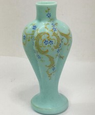 Enamel Decorated Blown Satin