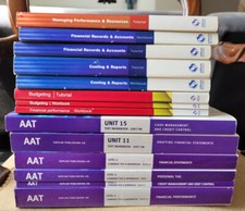 AAT Books Tutorial- Workbook- Costings- Financial Records Bundle
