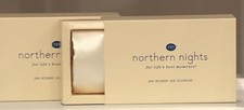 Northern Nights Pack of 2 Silk Pillowcases 100% Mulberry Silk Color Ivory, 