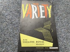 Theatre Royal Hanley Variety Theatre Programme 