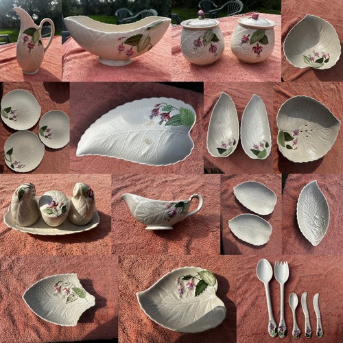 Crown devon fuchsia pottery - crown,