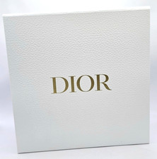 ? Dior Empty White Textured Large Gift Box With Tissue Paper & Branded Shred