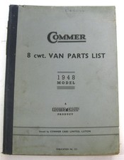 COMMER 8 cwt Van Illustrated