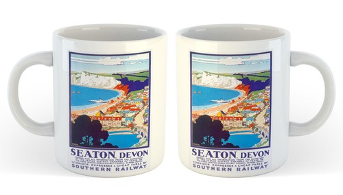 11oz ceramic mug retro railway - 11oz, mug-retro