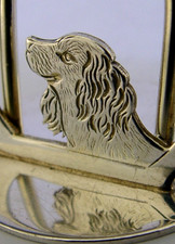 ASPREY STERLING SILVER SPANIEL
