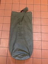 Nice Original 1954 Dated British Army Green Canvas Kit Bag Sausage Bag Duffel