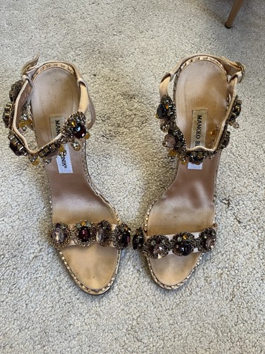 Manolo blahnik jewelled heels - manolo,