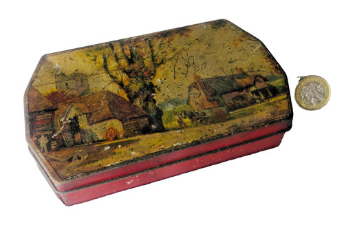 Advertising tin vintage - tin,