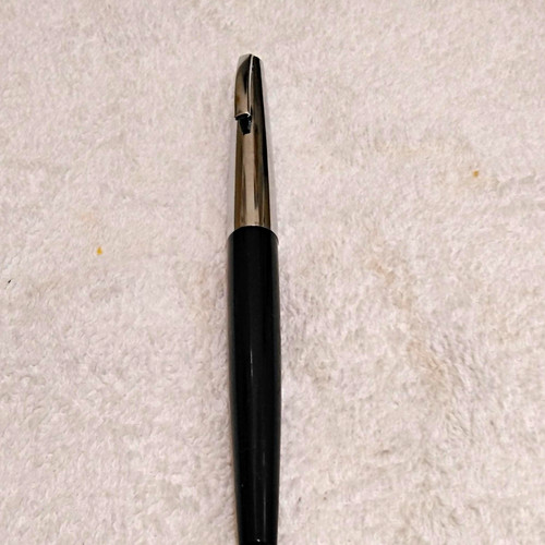 Black plastic fountain pens - plastic,