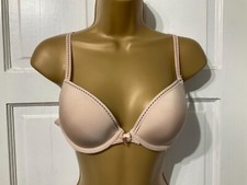 URBAN DUSK INTIMATES size 34C nude / pink bra padded, underwired plunge bra