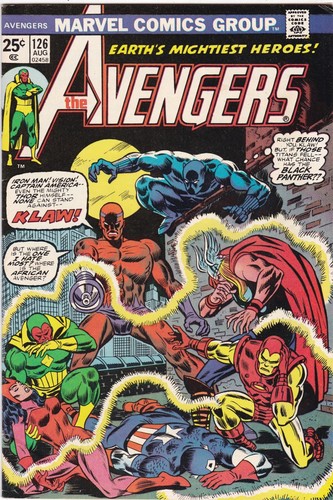 Avengers 126 1974 iron - #,