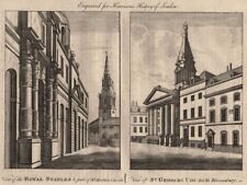 Royal Stables & St Martins-in the-Fields. St. George's, Bloomsbury.HARRISON 1776