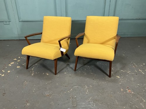 Midcentury armchairs pair - midcentury,