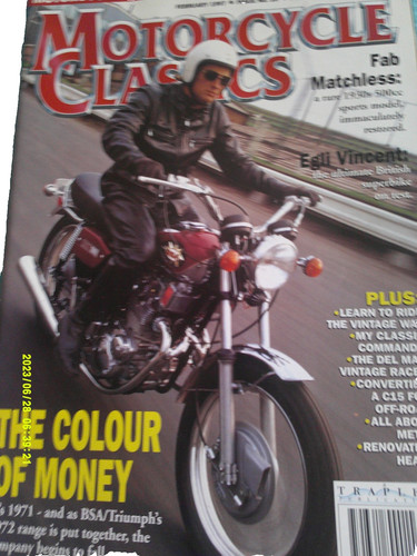 Motorcycle classics magazine - classics,