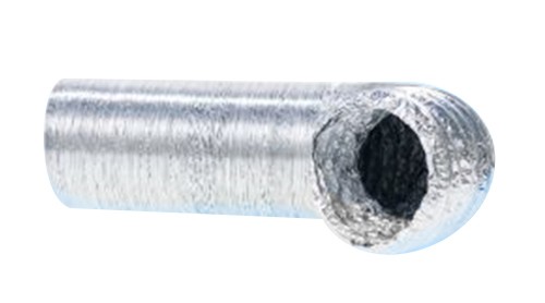 Aluminium flexible ducting - aluminium,