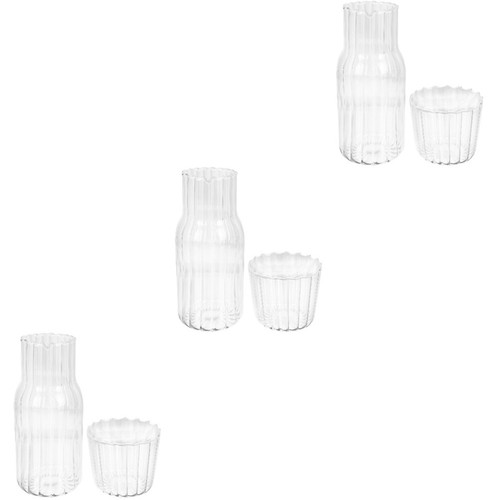 Pcs glass kettle for - 3, hob