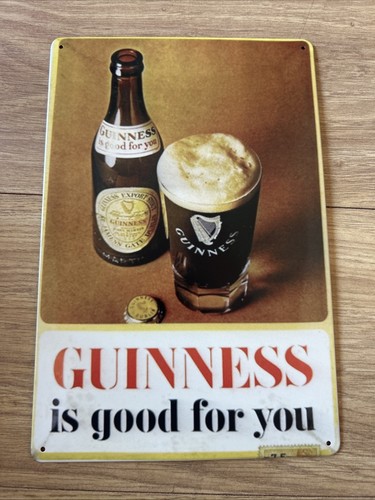 Guinness metal sign - metal, 8